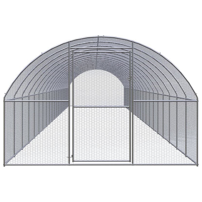 Kippenren 3x20x2 m gegalvaniseerd staal