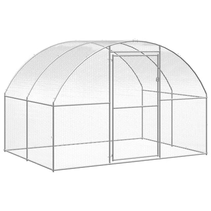 Kippenren 3x4x2 m gegalvaniseerd staal
