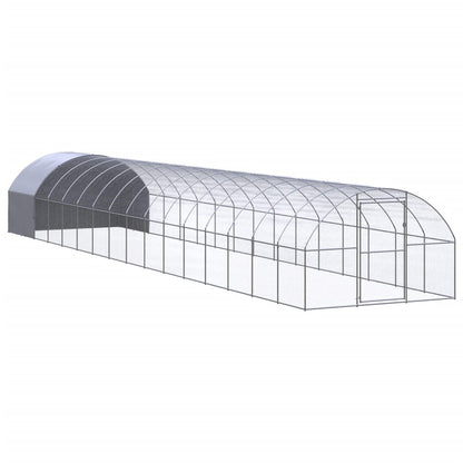 Kippenren 3x16x2 m gegalvaniseerd staal