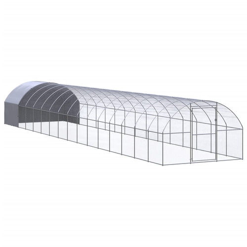 Kippenren 3x16x2 m gegalvaniseerd staal