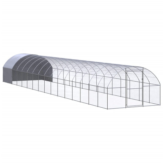 Kippenren 3x16x2 m gegalvaniseerd staal