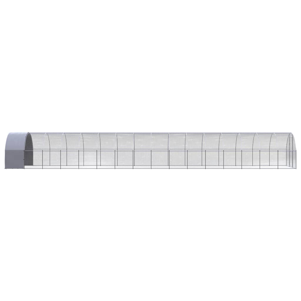 Kippenren 3x16x2 m gegalvaniseerd staal