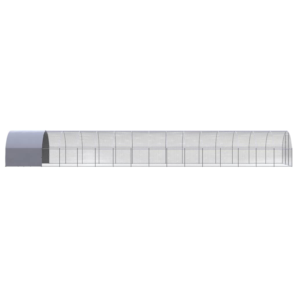 Kippenren 3x16x2 m gegalvaniseerd staal
