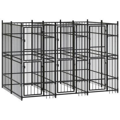 Hondenkennel 5,53 m² staal