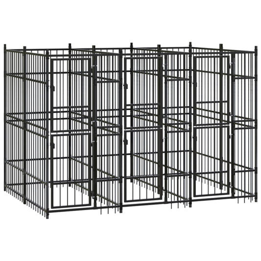 Hondenkennel 5,53 m² staal