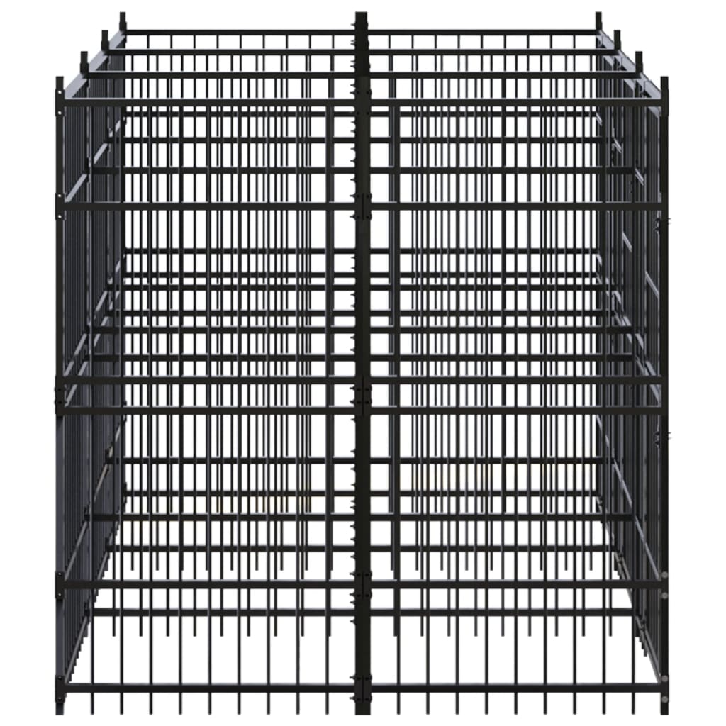 Hondenkennel 5,53 m² staal