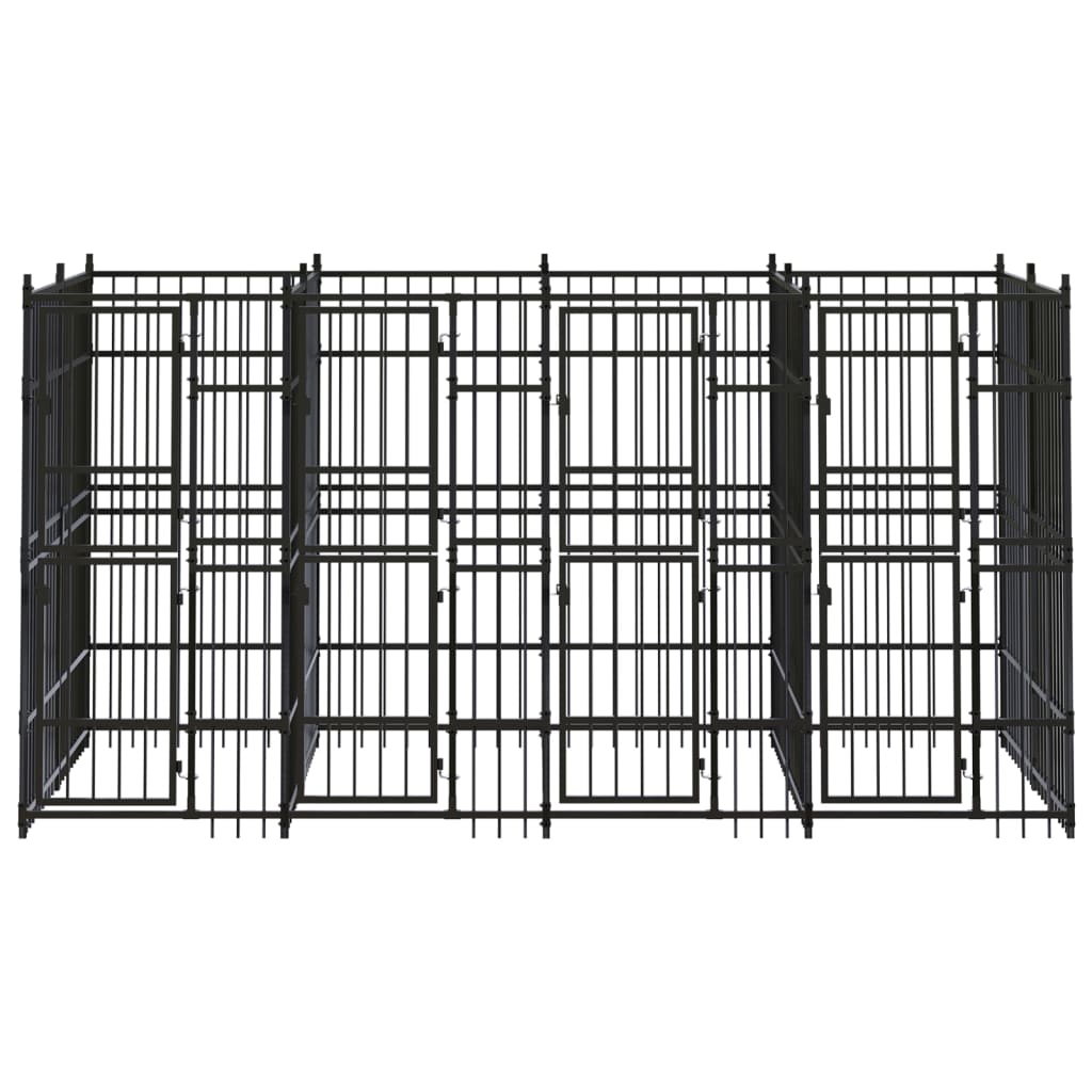 Hondenkennel 7,37 m² staal