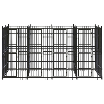 Hondenkennel 7,37 m² staal