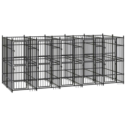 Hondenkennel 9,22 m² staal