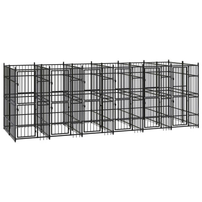 Hondenkennel 11,06 m² staal