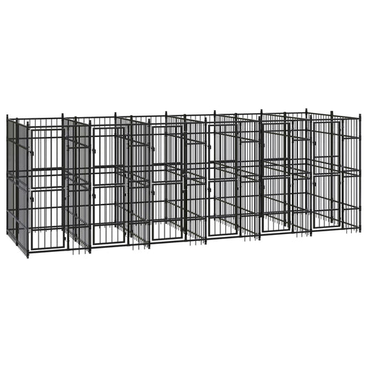 Hondenkennel 11,06 m² staal