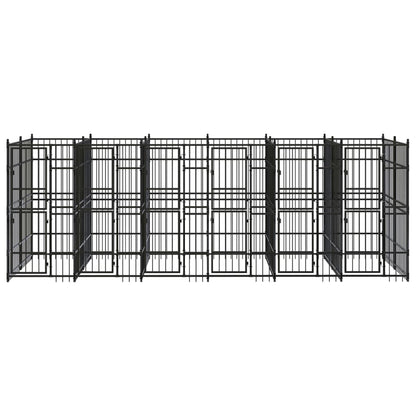 Hondenkennel 11,06 m² staal