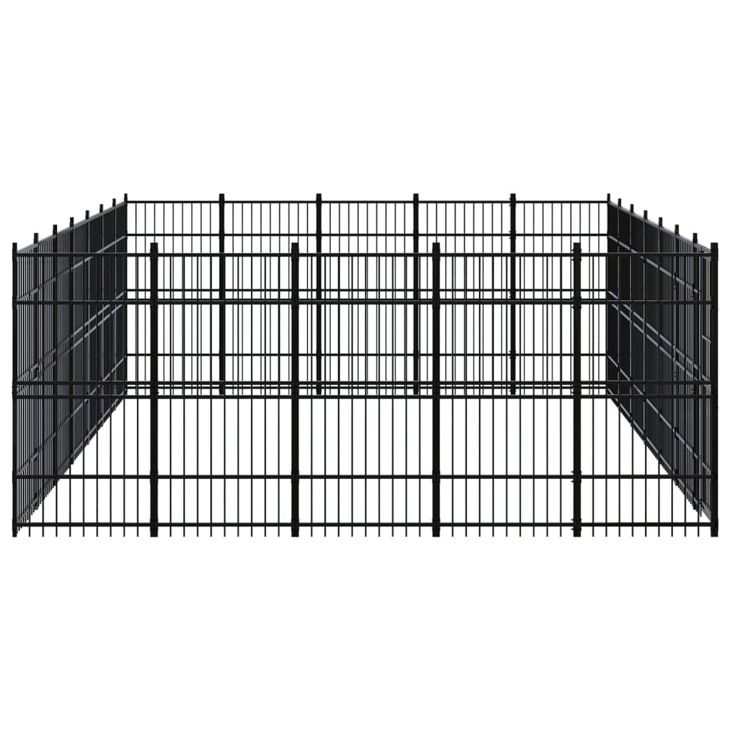 Hondenkennel 32,26 m² staal