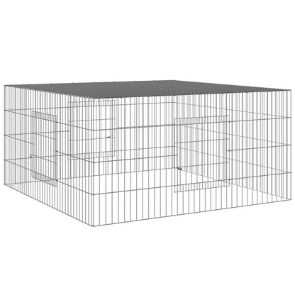 Konijnenkooi 110x110x55 cm gegalvaniseerd ijzer
