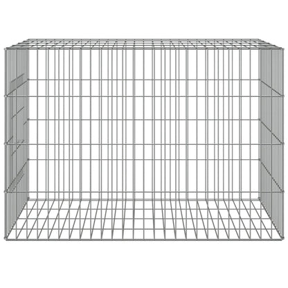 Konijnenkooi 78x54x54 cm gegalvaniseerd ijzer