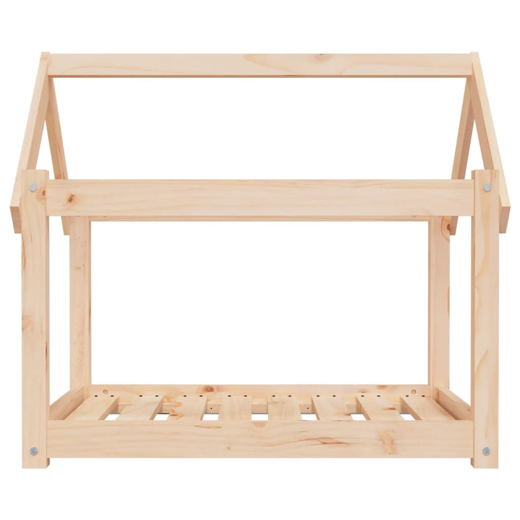 Hondenmand 81x60x70 cm massief grenenhout