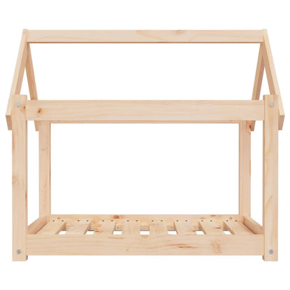 Hondenmand 81x60x70 cm massief grenenhout