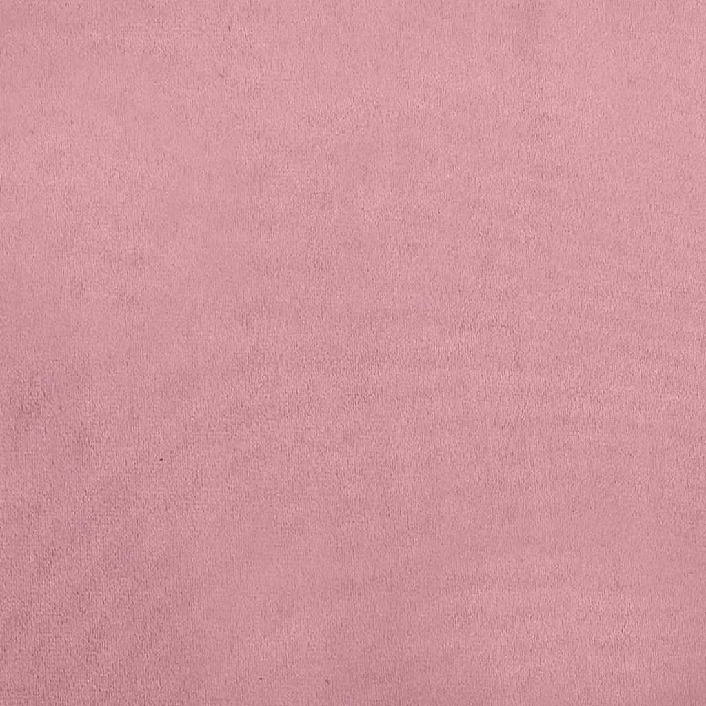 Hondenmand 70x45x30 cm fluweel roze