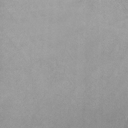 Hondenmand 80x45x30 cm fluweel lichtgrijs