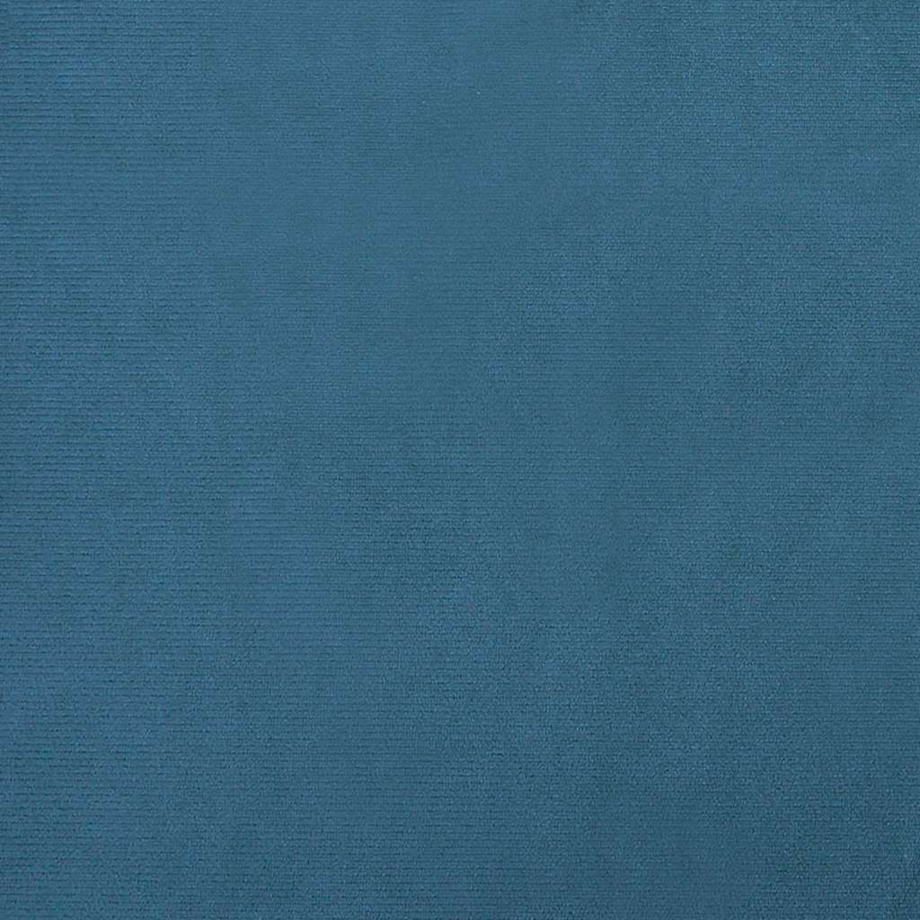 Hondenmand 60x40x30 cm fluweel blauw