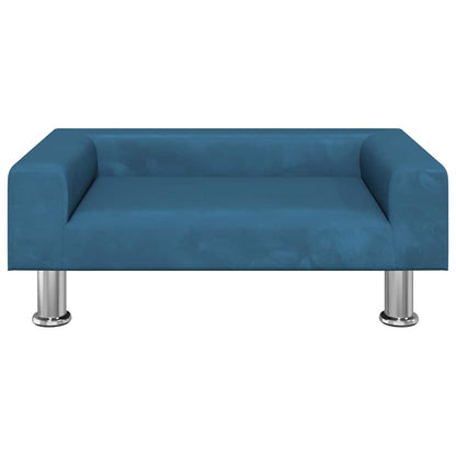 Hondenmand 70x45x26,5 cm fluweel blauw