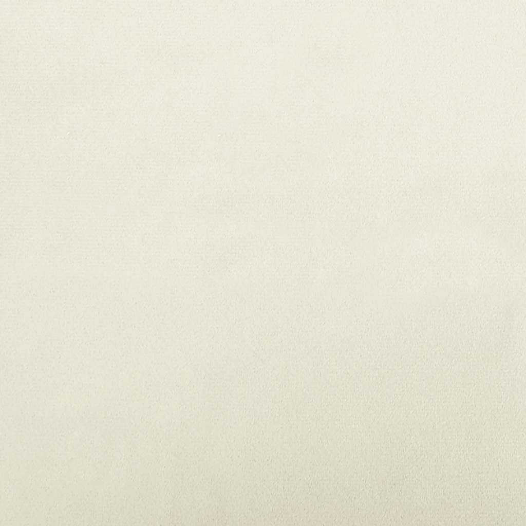 Hondenmand 50x40x26,5 cm fluweel crèmekleurig