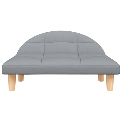Hondenmand 70x52x30 cm stof lichtgrijs