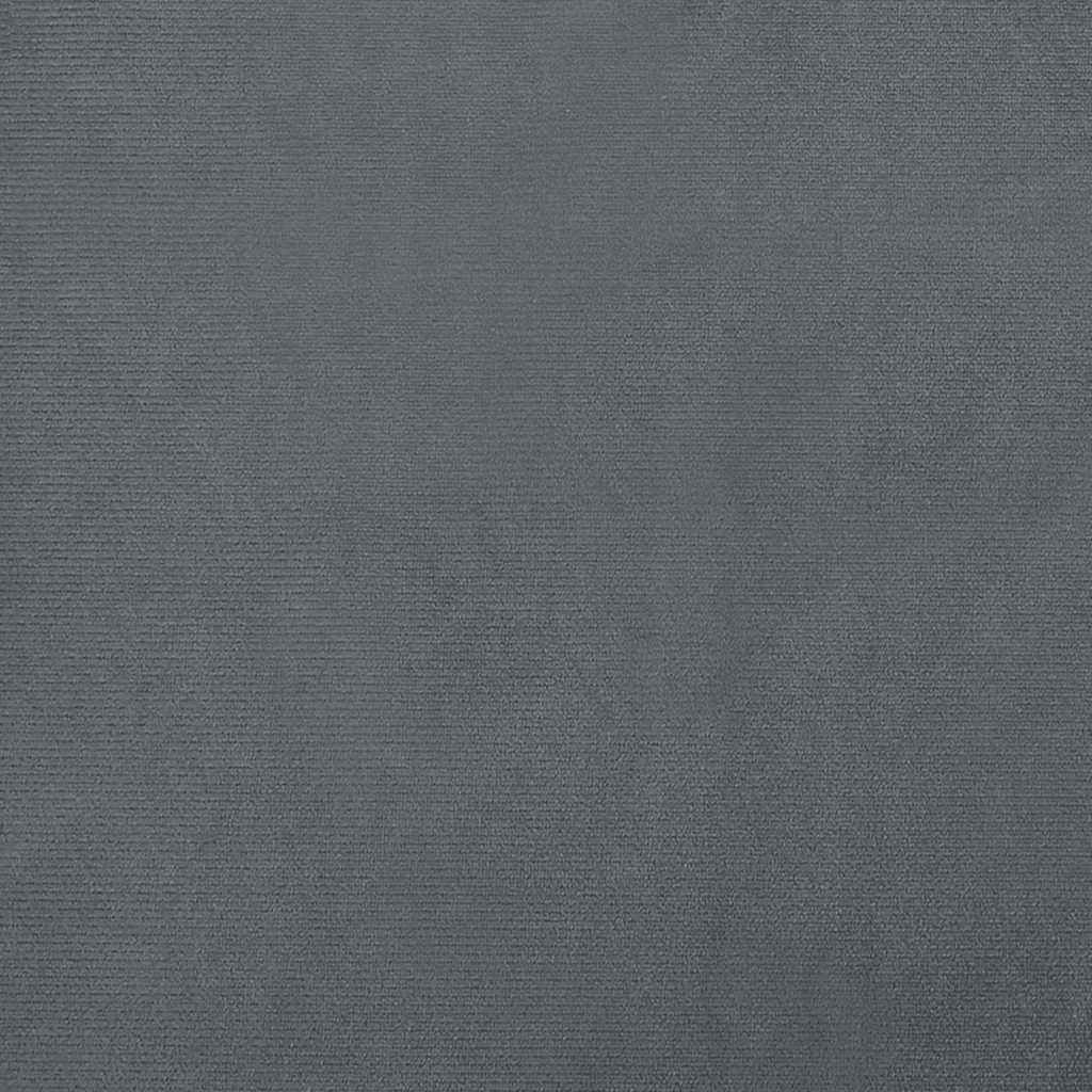 Hondenmand 70x40x24 cm fluweel donkergrijs