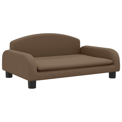 Hondenmand 70x45x30 cm stof bruin