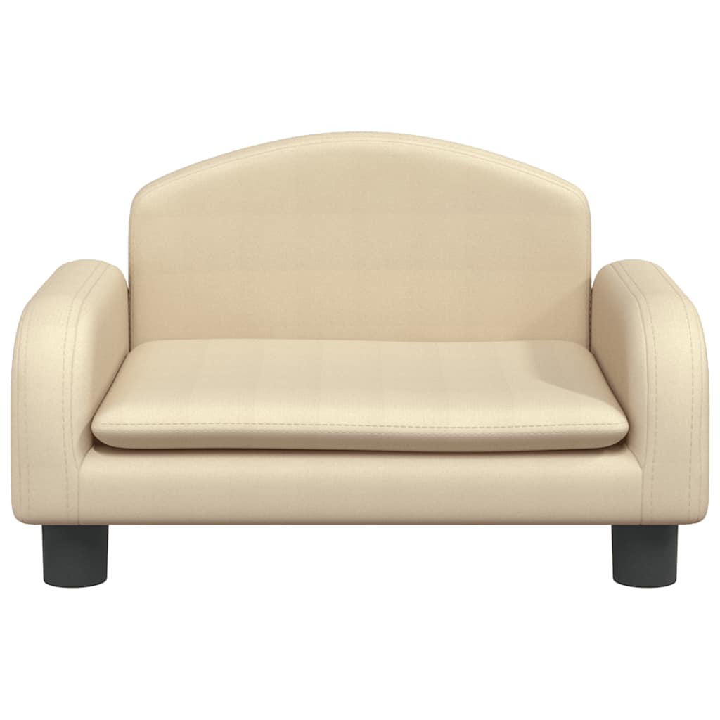 Hondenmand 50x40x30 cm stof crèmekleurig