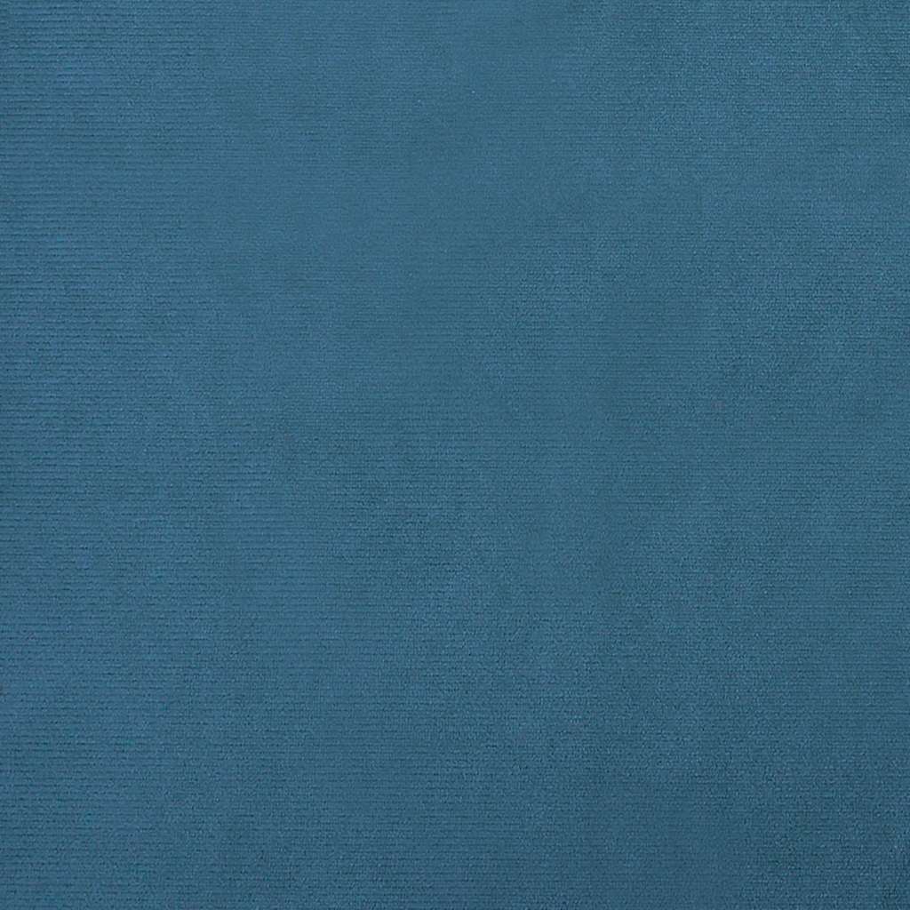 Hondenmand 100x54x33 cm fluweel blauw