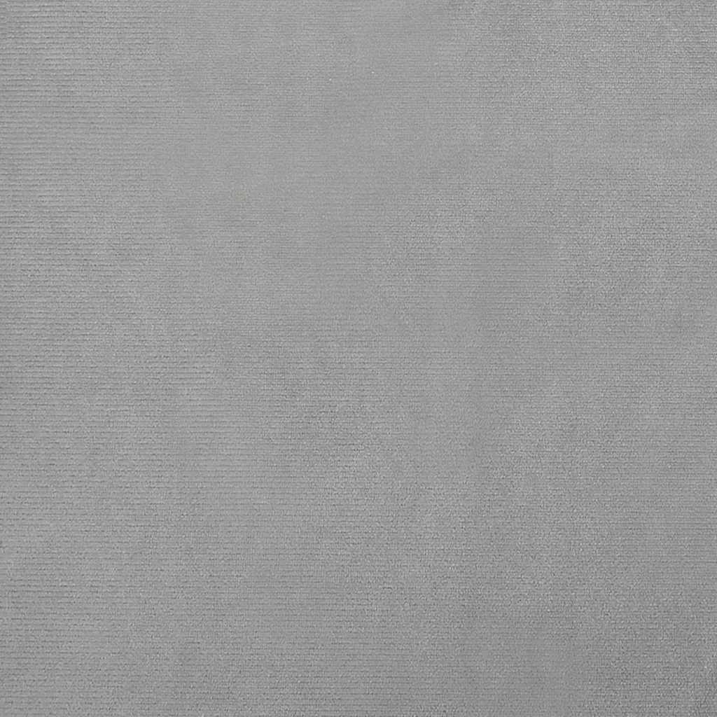 Hondenmand 100x54x33 cm fluweel lichtgrijs