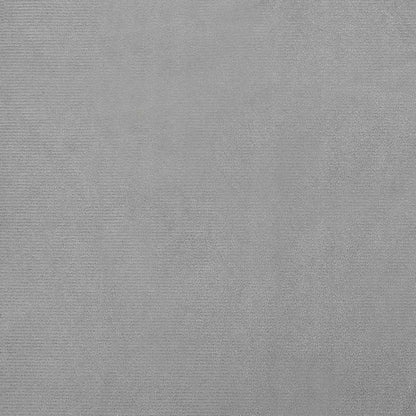 Hondenmand 100x54x33 cm fluweel lichtgrijs
