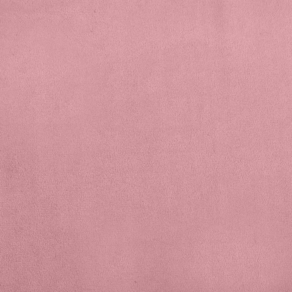 Hondenmand 100x54x33 cm fluweel roze