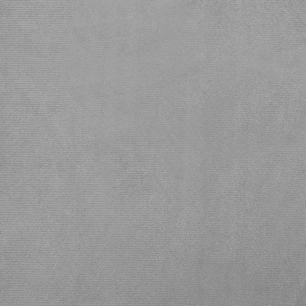 Hondenmand 70x45x33 cm fluweel lichtgrijs