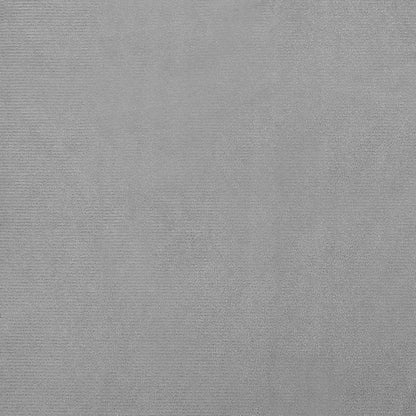 Hondenmand 70x45x33 cm fluweel lichtgrijs