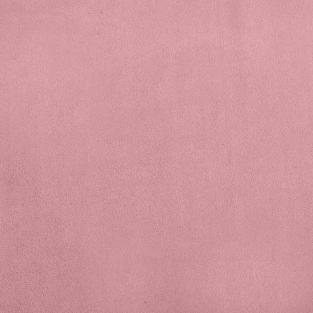 Hondenmand 70x45x33 cm fluweel roze