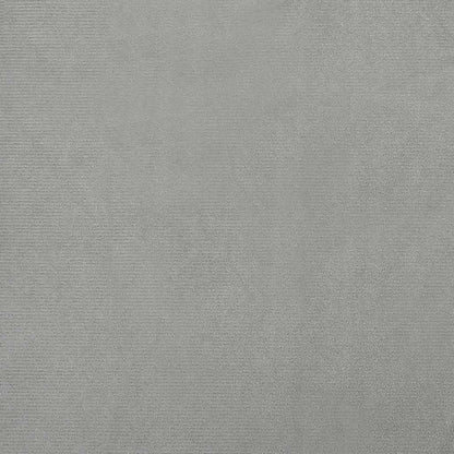 Hondenmand 100x50x21 cm fluweel lichtgrijs