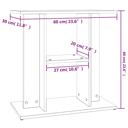 Aquariumstandaard 60x30x60 cm bewerkt hout wit