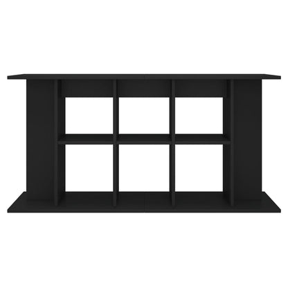 Aquariumstandaard 120x40x60 cm bewerkt hout zwart