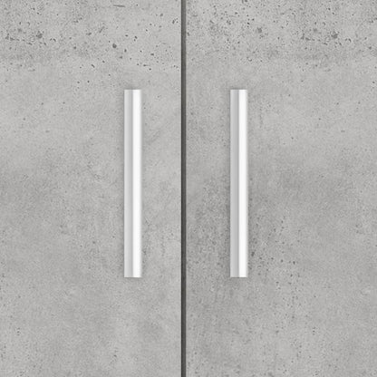 Aquariumstandaard 81x36x73 cm bewerkt hout betongrijs
