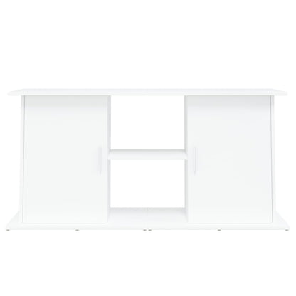 Aquariumstandaard 121x41x58 cm bewerkt hout wit