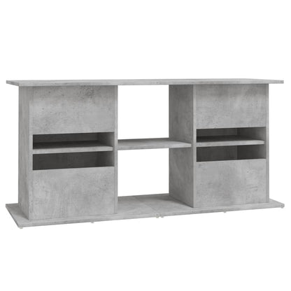 Aquariumstandaard 121x41x58 cm bewerkt hout betongrijs