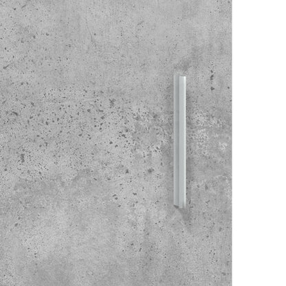 Aquariumstandaard 121x41x58 cm bewerkt hout betongrijs