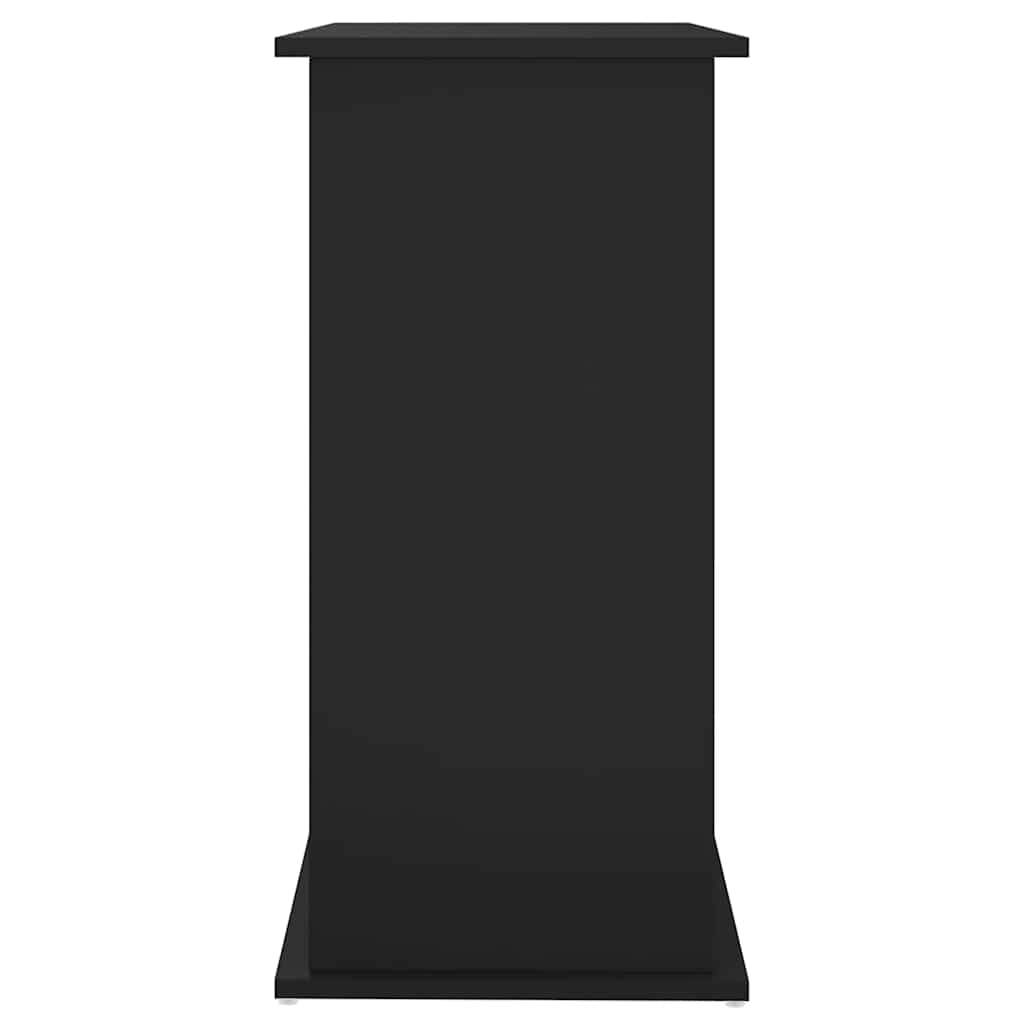 Aquariumstandaard 81x36x73 cm bewerkt hout zwart