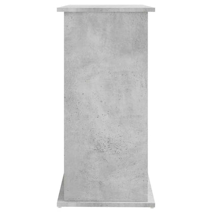 Aquariumstandaard 81x36x73 cm bewerkt hout betongrijs