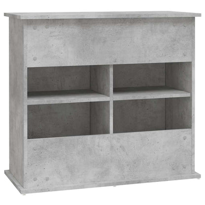 Aquariumstandaard 81x36x73 cm bewerkt hout betongrijs