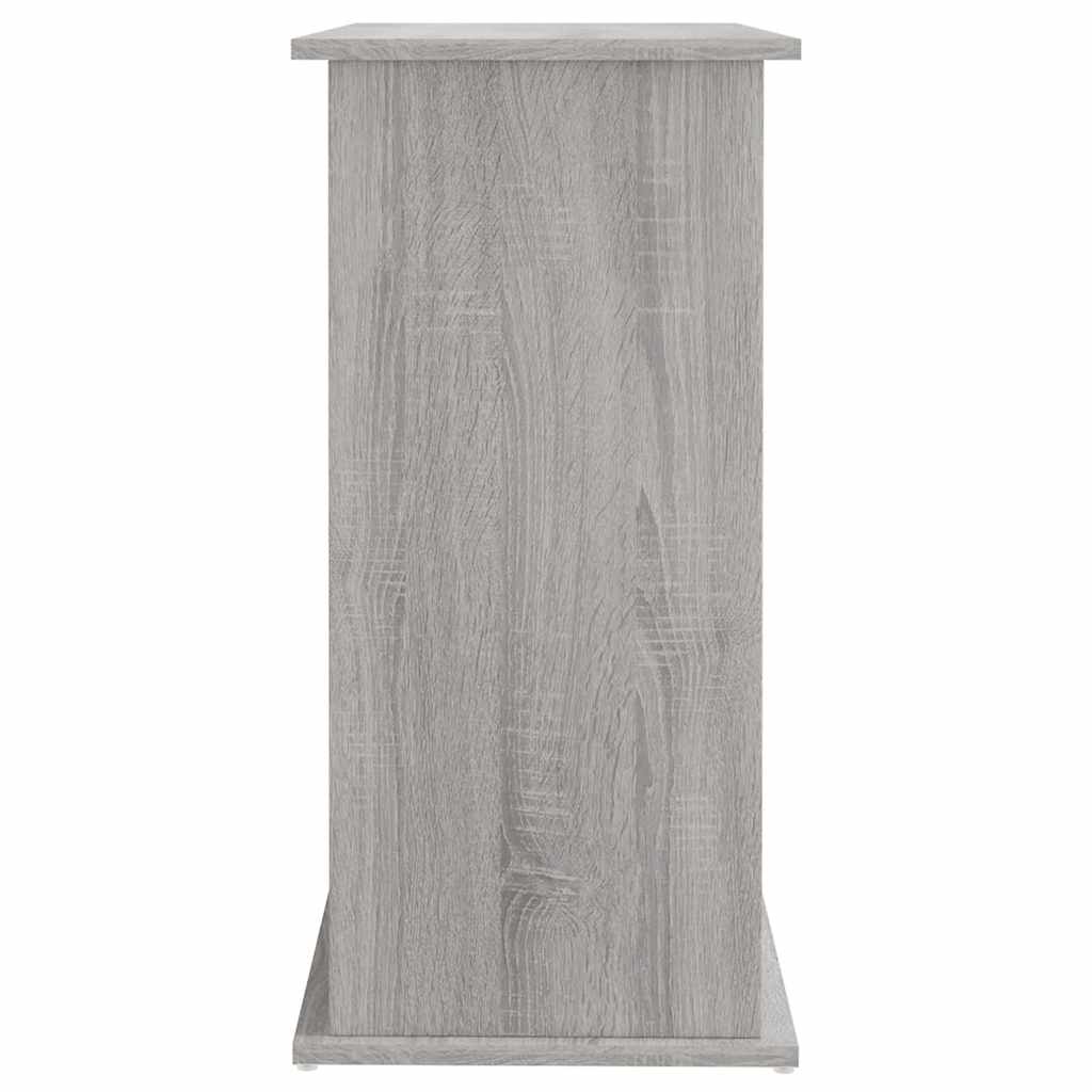 Aquariumstandaard 81x36x73 cm bewerkt hout grijs sonoma eiken