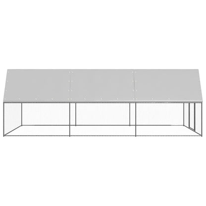 Buitenhok voor kippen 3x6x2 m gegalvaniseerd staal