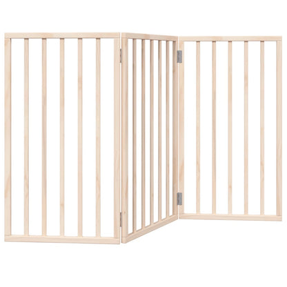 Hondenhek inklapbaar 3 panelen 150 cm populierenhout